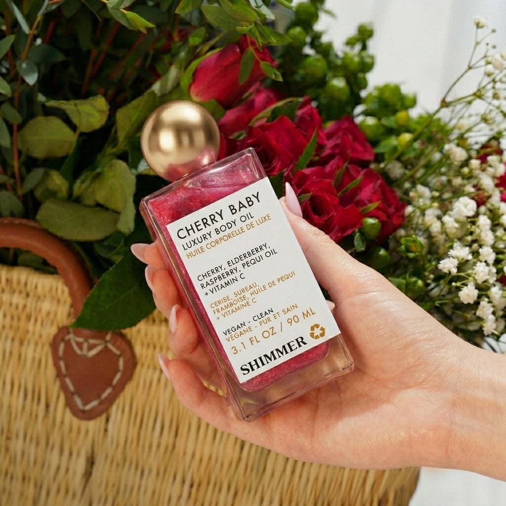 SHIMMER™ Luxury Body Oil (Лосион за тяло с блестящи частици)